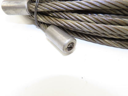 Wireco 7/16"x 100' Steel Wire Rope Crane Hoist Winch Lifting Cable R68760DZF116
