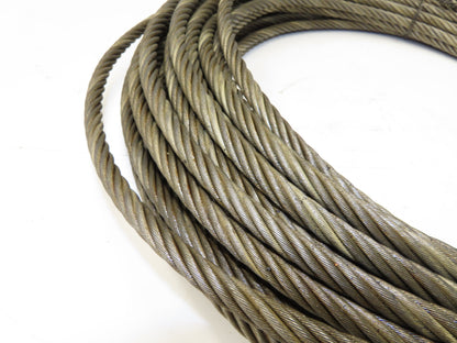 Wireco 7/16"x 100' Steel Wire Rope Crane Hoist Winch Lifting Cable R68760DZF116
