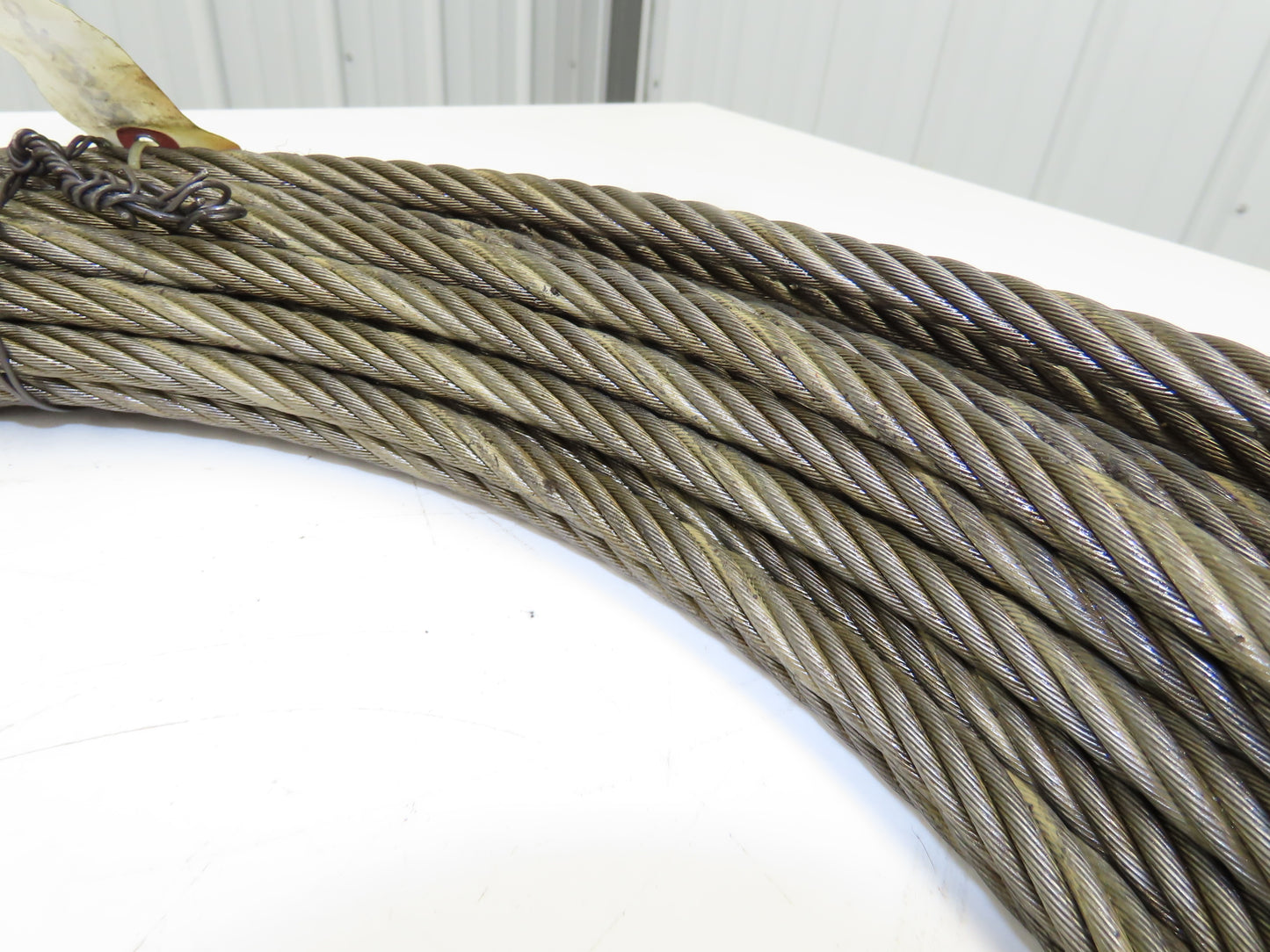 Wireco 7/16"x 100' Steel Wire Rope Crane Hoist Winch Lifting Cable R68760DZF116