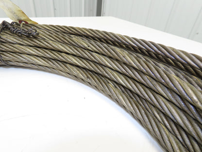 Wireco 7/16"x 100' Steel Wire Rope Crane Hoist Winch Lifting Cable R68760DZF116