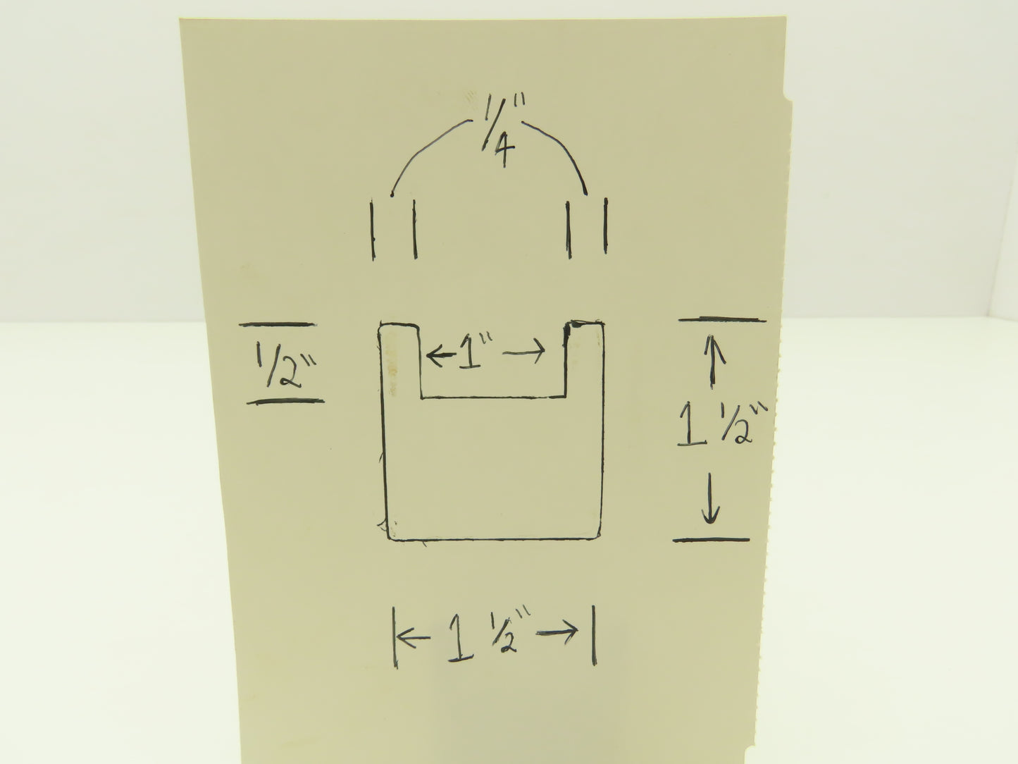 Press Brake Square Die 21-1/4" Long 1" Square 1/2" Deep Flat Bottom