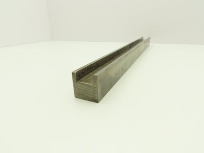 Press Brake Square Die 21-1/4" Long 1" Square 1/2" Deep Flat Bottom