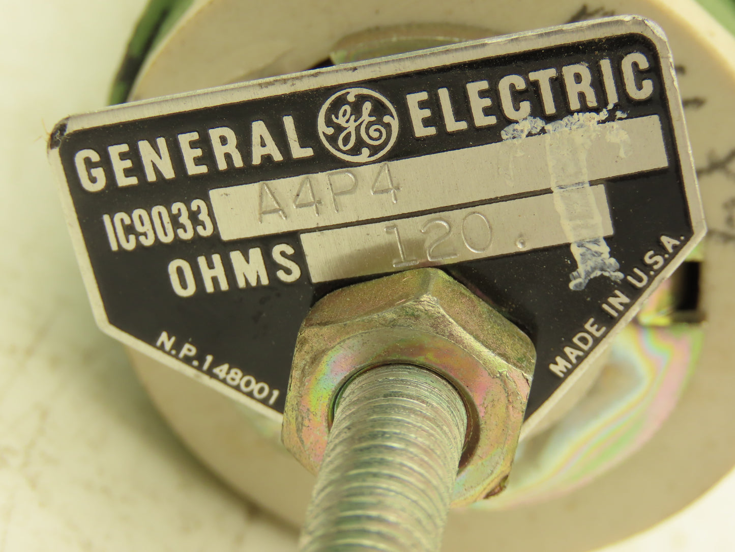 General Electric Multi-tap Wire Wound Resistor 120 Ohm 76 Ohm 6.7 Ohm Lot of 3