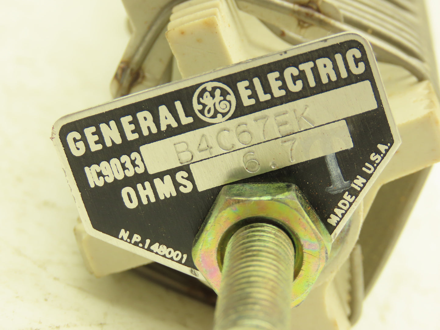 General Electric Multi-tap Wire Wound Resistor 120 Ohm 76 Ohm 6.7 Ohm Lot of 3