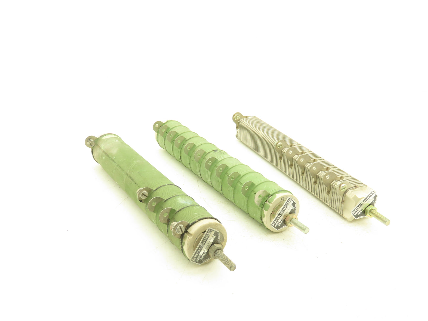 General Electric Multi-tap Wire Wound Resistor 120 Ohm 76 Ohm 6.7 Ohm Lot of 3