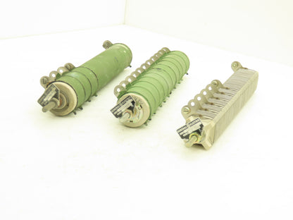 General Electric Multi-tap Wire Wound Resistor 120 Ohm 76 Ohm 6.7 Ohm Lot of 3