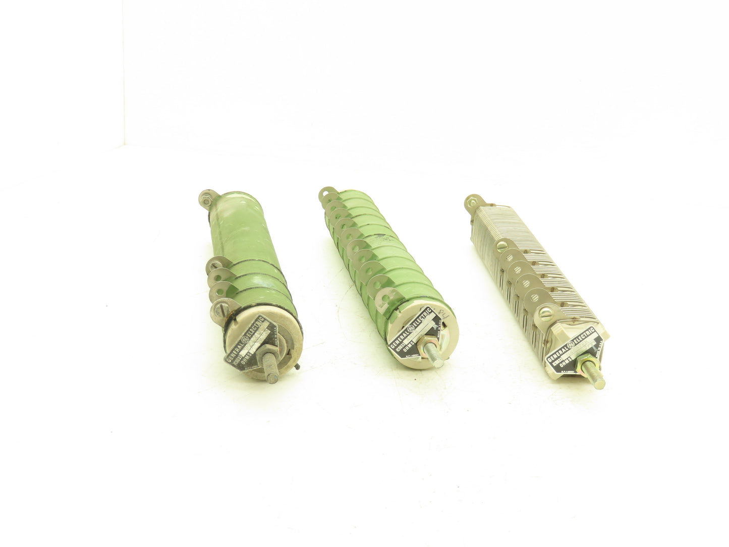 General Electric Multi-tap Wire Wound Resistor 120 Ohm 76 Ohm 6.7 Ohm Lot of 3