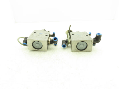 Festo MFH-3-1/2-S Pneumatic Solenoid Valve 3/2-way 24VDC G1/8" Lot of 2