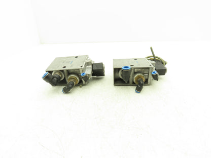 Festo MFH-3-1/2-S Pneumatic Solenoid Valve 3/2-way 24VDC G1/8" Lot of 2