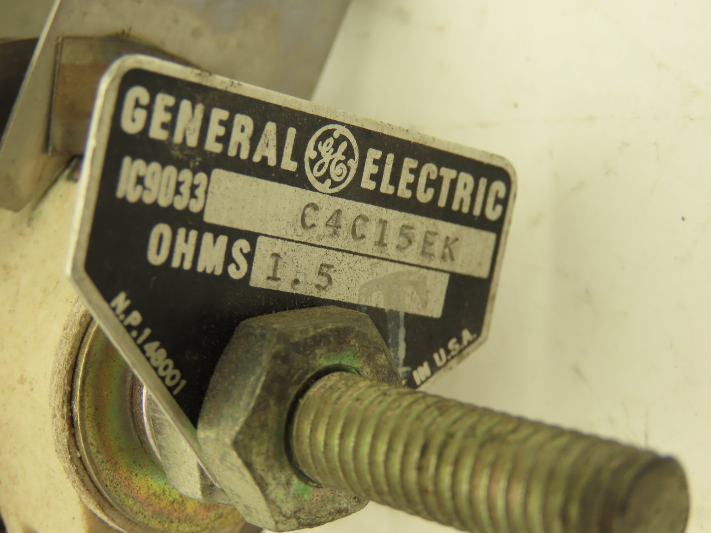 General Electric Wire Wound Resistor 120 Ohm 76 Ohm 6.7 Ohm Lot of 4