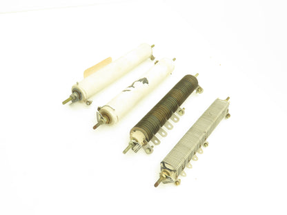 General Electric Wire Wound Resistor 120 Ohm 76 Ohm 6.7 Ohm Lot of 4