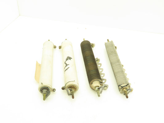 General Electric Wire Wound Resistor 120 Ohm 76 Ohm 6.7 Ohm Lot of 4