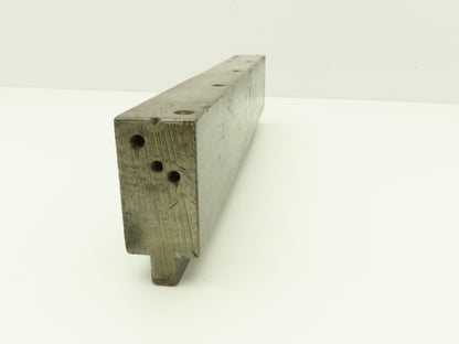 Press Brake Blank Die 14" Long 2-5/8" High 1-1/4" Wide 5/8" x 1/2" Tang