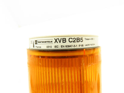 Telemecanique XVBC21 Stack Light LED Green Amber Red 3" Pedestal W Base Lot of 2