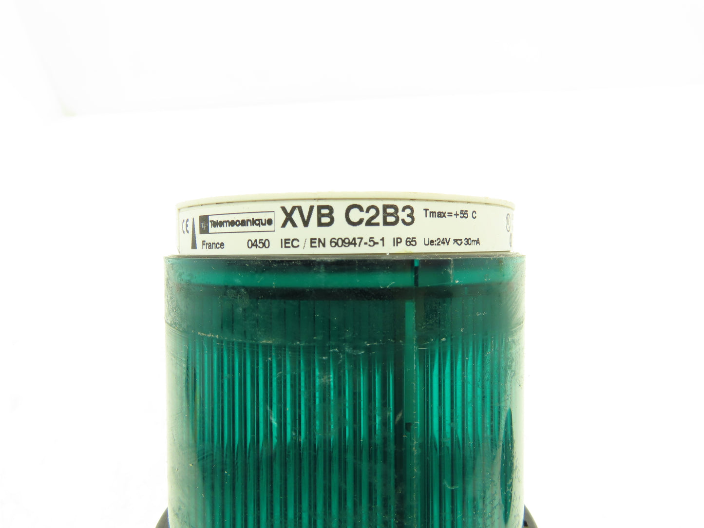 Telemecanique XVBC21 Stack Light LED Green Amber Red 3" Pedestal W Base Lot of 2