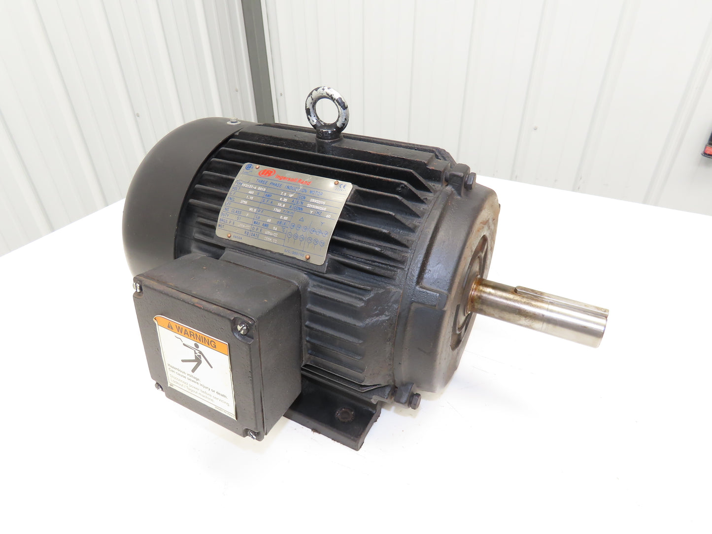 Ingersoll Rand FF213T-4 Air Compressor Motor 7.5Hp 1760 RPM 460V 3PH 213T