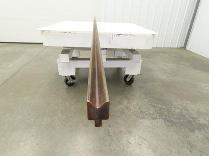 Press Brake Die 145" Long 90° 1" V With 1/2 x 5/8" Shank