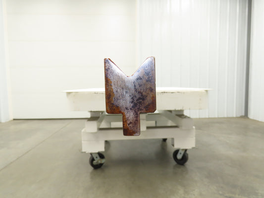 Press Brake Die 145" Long 90° 1" V With 1/2 x 5/8" Shank