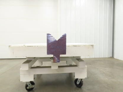 Press Brake Die 122-3/4" Long 90° 1" V With 1/2 x 5/8" Shank