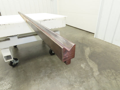 Press Brake Die 122-3/4" Long 90° 1" V With 1/2 x 5/8" Shank