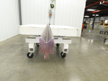 Press Brake Die 143-1/2" Long 90° 1" V With 1/2 x 5/8" Shank