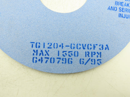 Norton TG1204 Grinding Wheel TARGA 16"OD x 1/2"W x 5"ID 1550 RPM Box of 2 Wheels