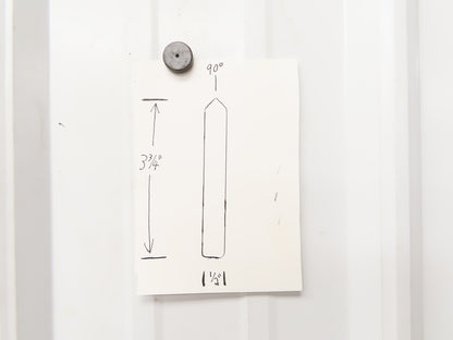 Press Brake Straight Punch Die 121" Length 90 Degree V W/3.75" Straight Shank