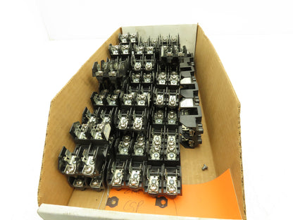 Marathon F30A2SP1 Fuse Block Holder 2 Pole 250V 30A Class H Fuses Lot of 43