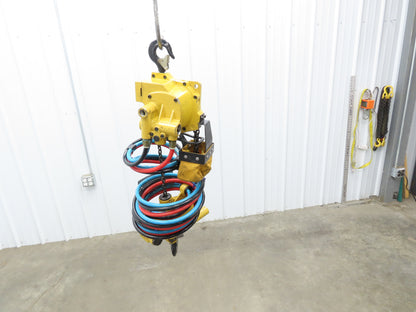 Endo Kogyo ATC-60K 132Lb 60kg Pneumatic Air Chain Hoist 7' 6" Lift Hook Pendant