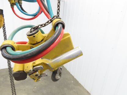 Endo Kogyo ATC-60K 132Lb 60kg Pneumatic Air Chain Hoist  *Parts or Repair*