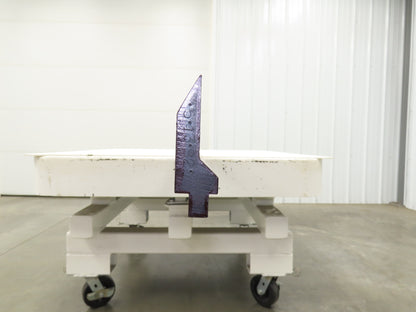 Press Brake Straight Punch Die 120" Long 30° V 1/2" x 5/8" Tang