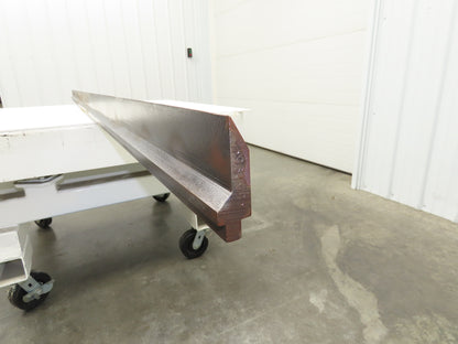 Press Brake Straight Punch Die 120" Long 30° V 1/2" x 5/8" Tang