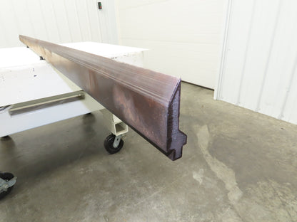 Press Brake Straight Punch Die 120" Long 30° V 1/2" x 5/8" Tang