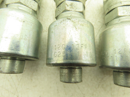 Gates G25111 1212/12G 12FPX Hydraulic Hose Fitting Swivel NPSM-30 Cone Lot of 6