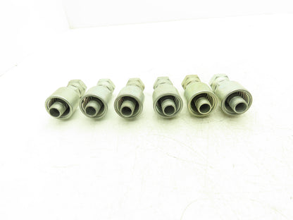 Gates G25111 1212/12G 12FPX Hydraulic Hose Fitting Swivel NPSM-30 Cone Lot of 6