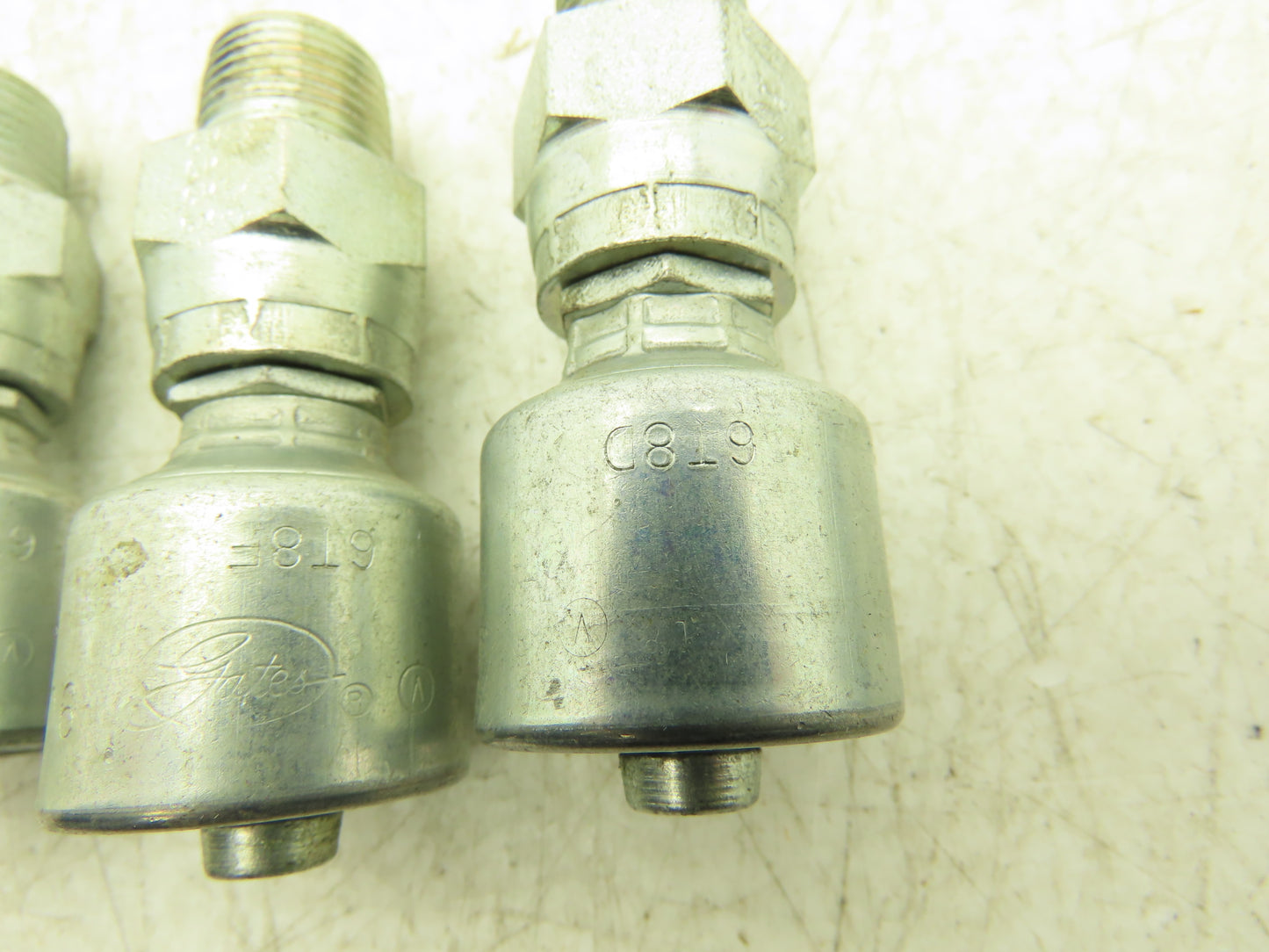 Gates G25105 0606 /6G 6MPX Hydraulic Hose Fitting  Hose ID 3/8" Lot of 6