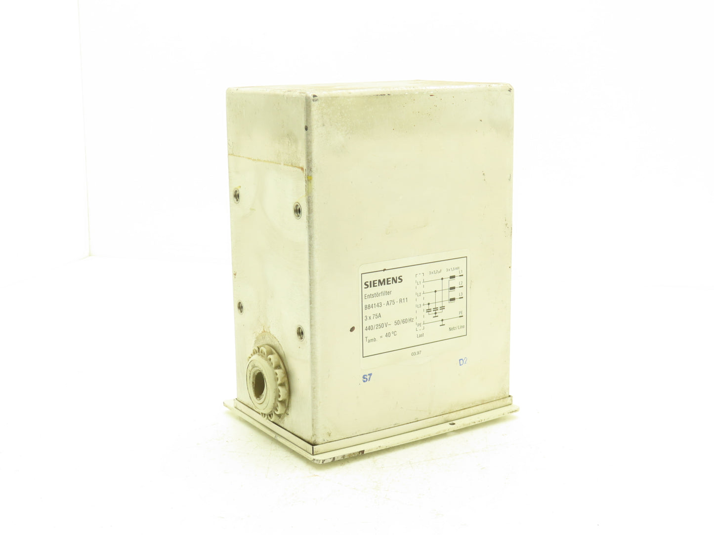 Siemens B84143-A75-R11 Disturbance Noise Filter 440/250V 50/60Hz