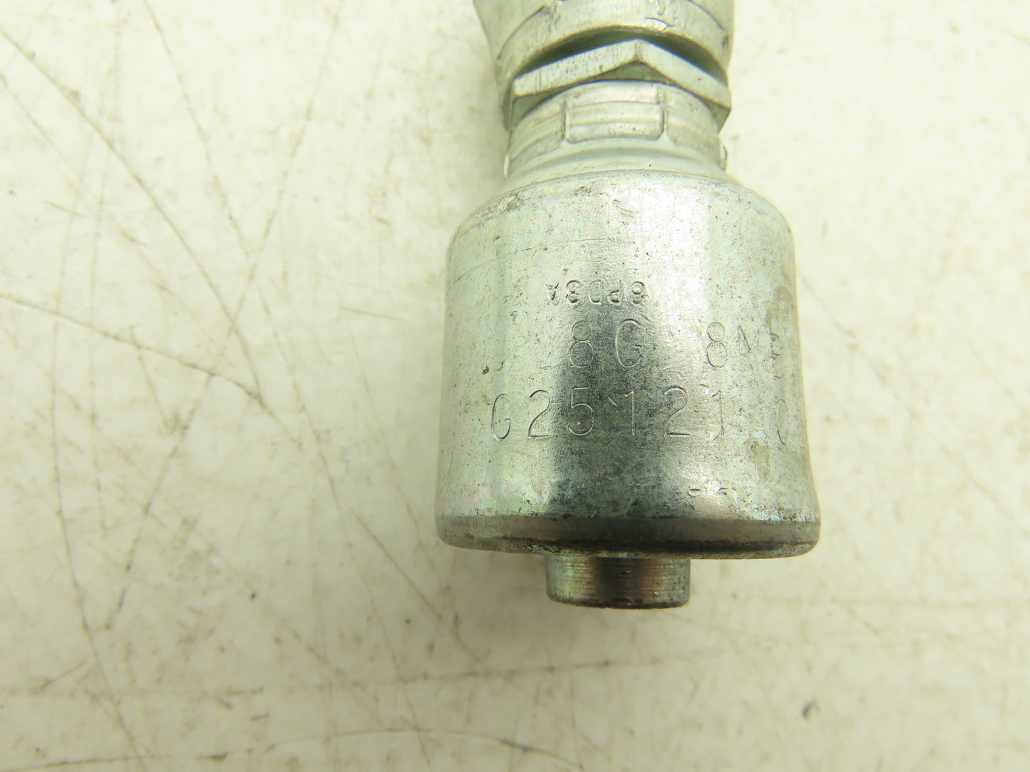 Gates G25121 0808/8G 8MBX Hydraulic Hose Mega Crip Swivel 1/2" Hose ID Lot of 4