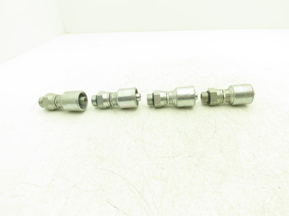 Gates G25121 0808/8G 8MBX Hydraulic Hose Mega Crip Swivel 1/2" Hose ID Lot of 4