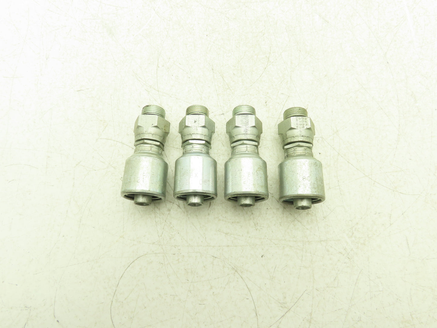 Gates G25121 0808/8G 8MBX Hydraulic Hose Mega Crip Swivel 1/2" Hose ID Lot of 4