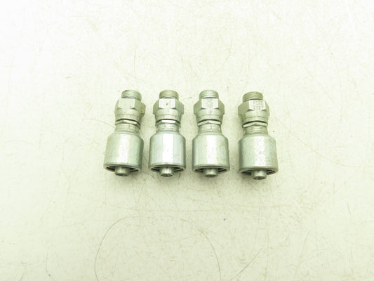 Gates G25121 0808/8G 8MBX Hydraulic Hose Mega Crip Swivel 1/2" Hose ID Lot of 4
