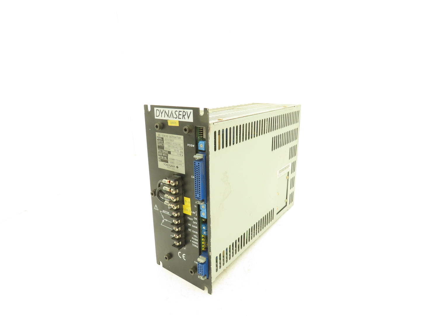 Yokogawa SD1015B02-2SN*1C/97S0106 Dynaserv DD Servo Actuator Drive 1Ph 230V In