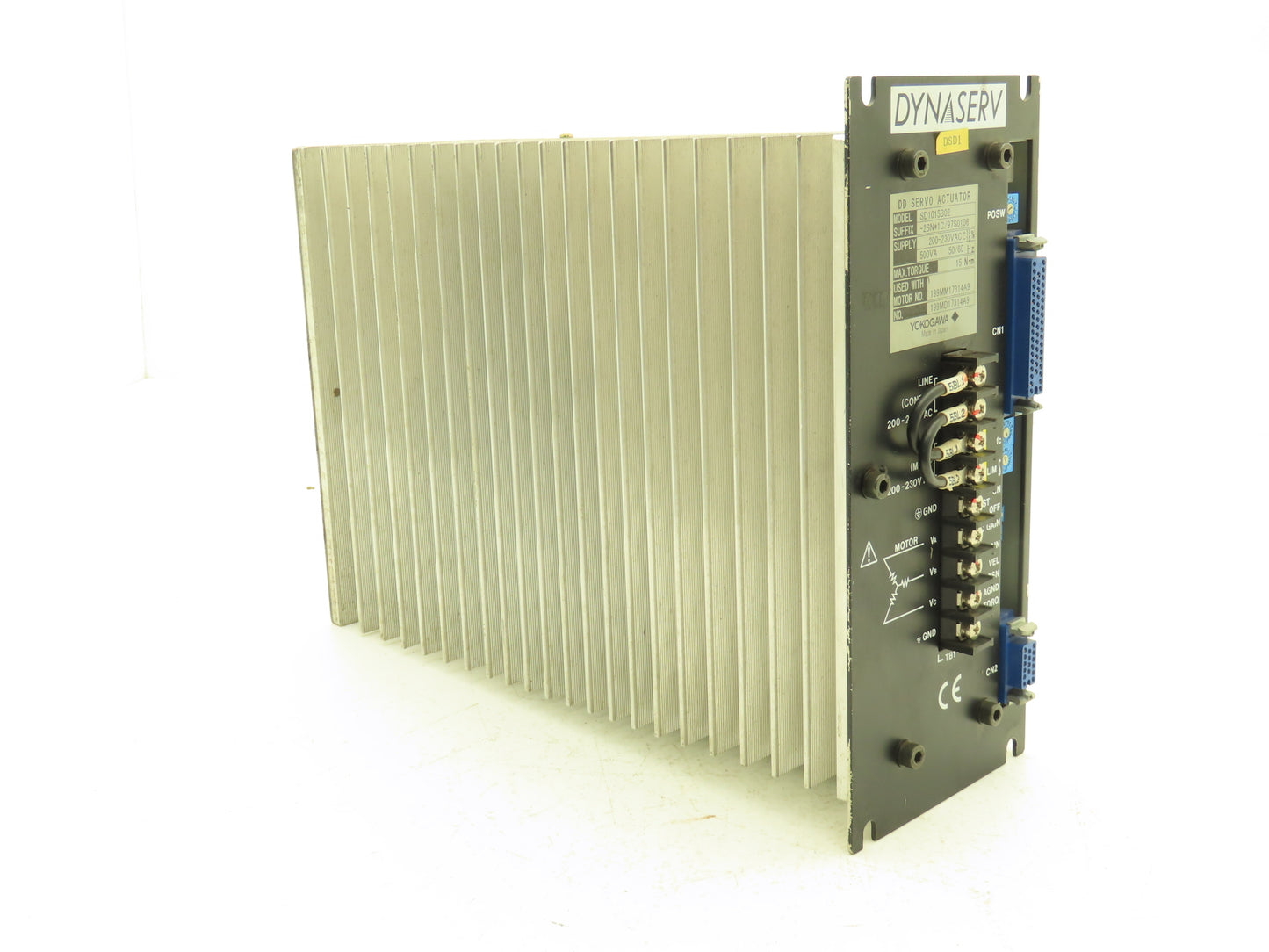 Yokogawa SD1015B02-2SN*1C/97S0106 Dynaserv DD Servo Actuator Drive 1Ph 230V In