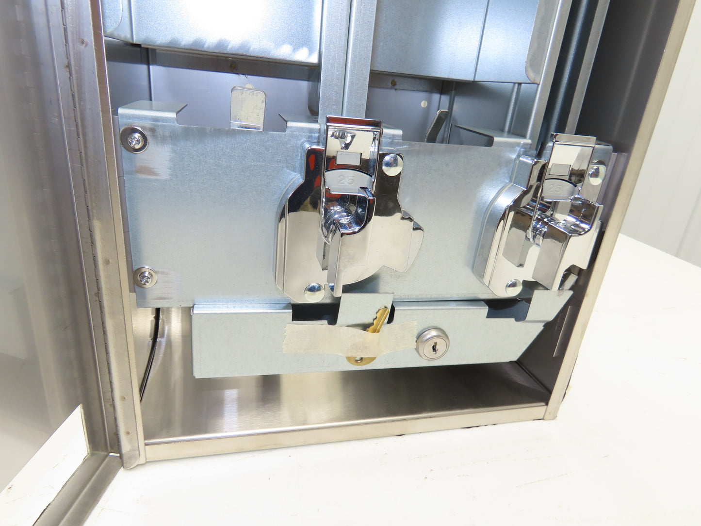 ASI 10-0864-25 Restroom Sanitary Napkin Tampon Dispenser .25¢ Coin Operated