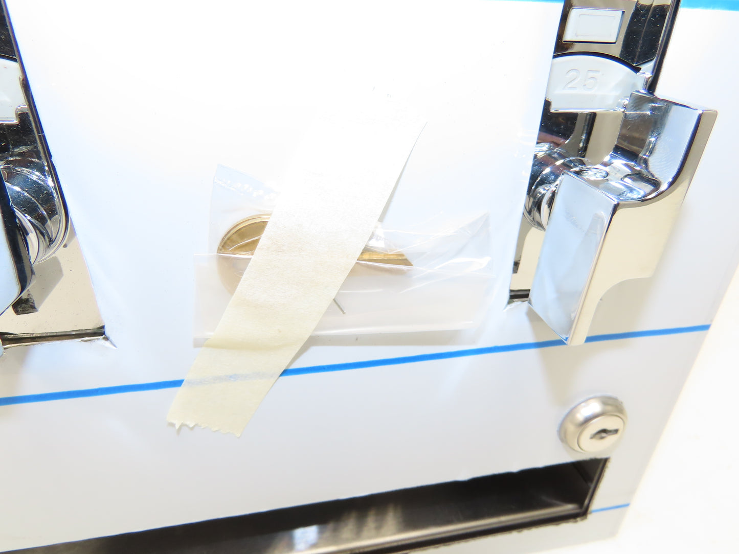 ASI 10-0864-25 Restroom Sanitary Napkin Tampon Dispenser .25¢ Coin Operated