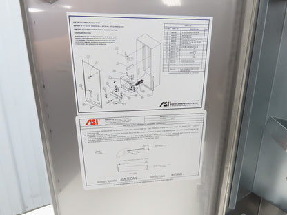 ASI 10-0864-25 Restroom Sanitary Napkin Tampon Dispenser .25¢ Coin Operated