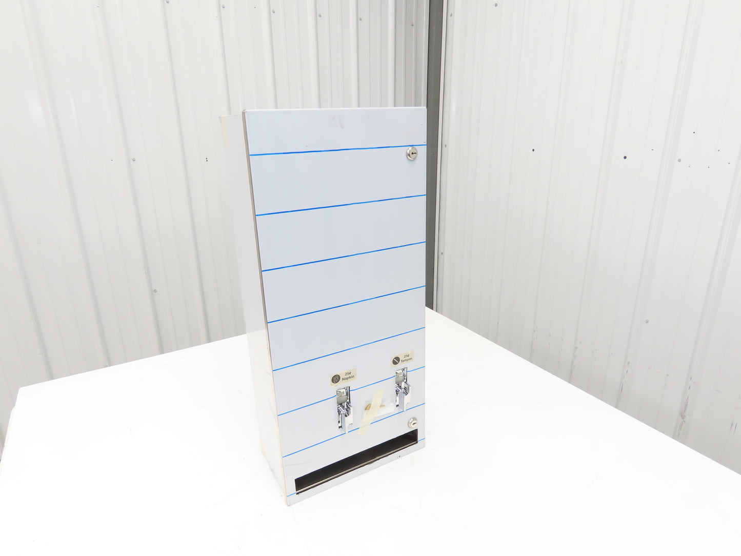 ASI 10-0864-25 Restroom Sanitary Napkin Tampon Dispenser .25¢ Coin Operated