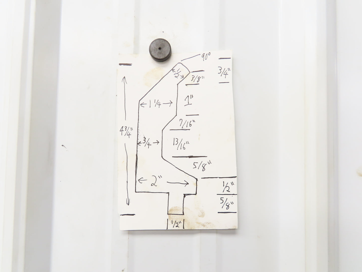 Press Brake Gooseneck Punch Die 144-1/2" Long 90° V 1/2" x 5/8" Tang