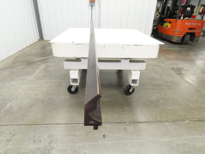 Press Brake Gooseneck Punch Die 144-1/2" Long 90° V 1/2" x 5/8" Tang