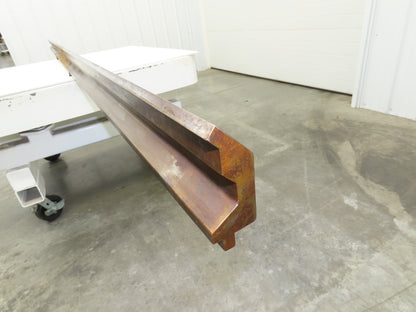 Press Brake Gooseneck Punch Die 144-1/4" Long 90° V 1/2" x 5/8" Tang